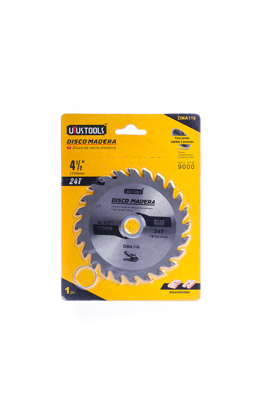 DISCO SIERRA 4 ½" 24 DIENTES UYUSTOOLS