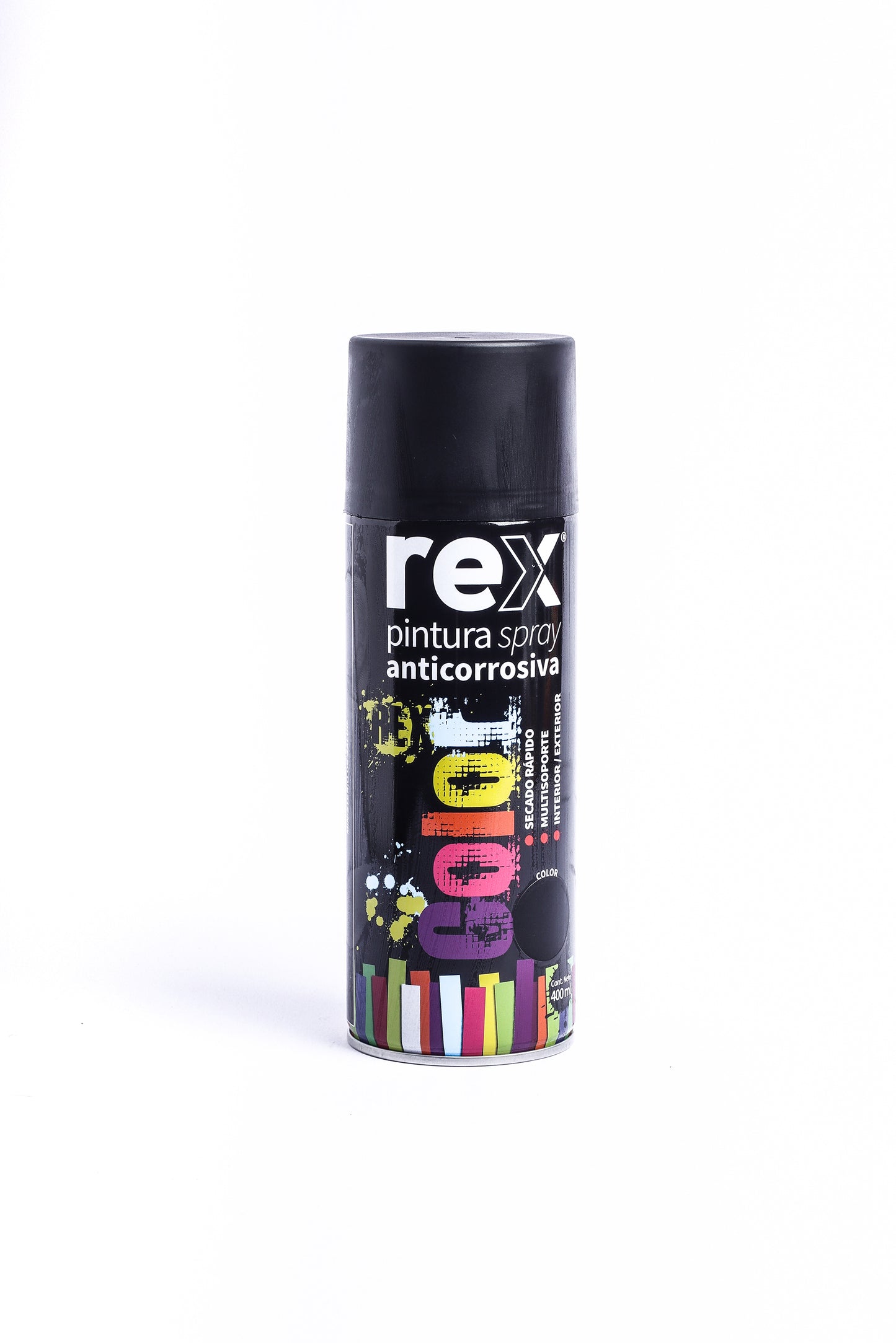 Pintura anticorrosiva spray color negro
